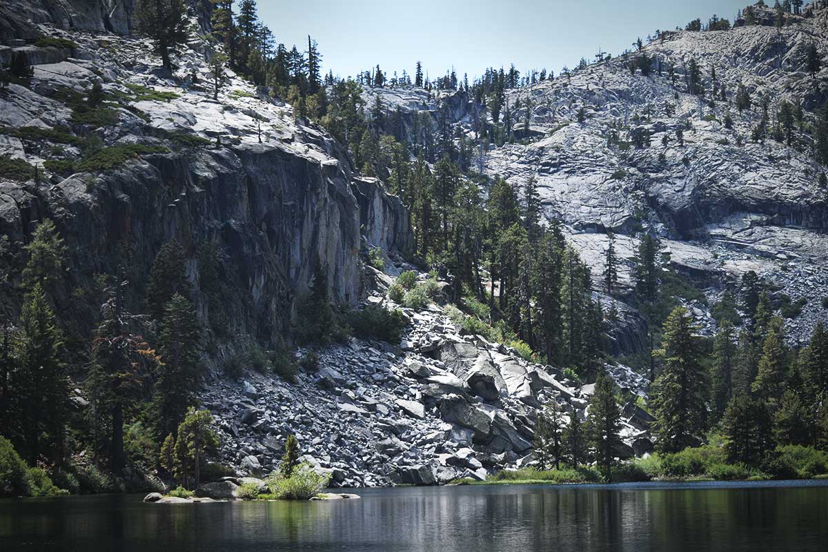 Eagle Lake and walls of granite